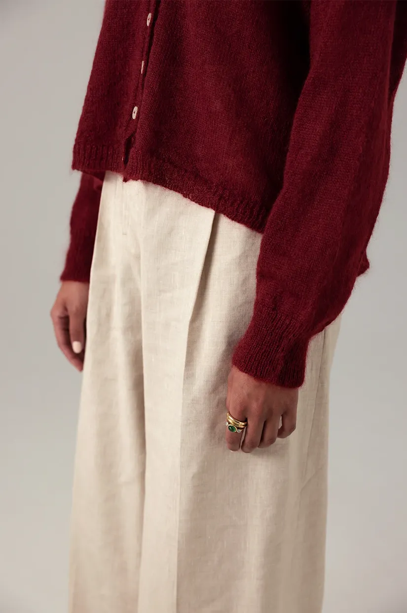 Francie The Mist Cardigan - Cherry
