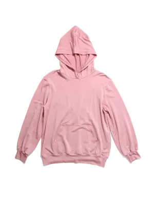 French Terry Hoodie Mauve Orchid Pink Sale