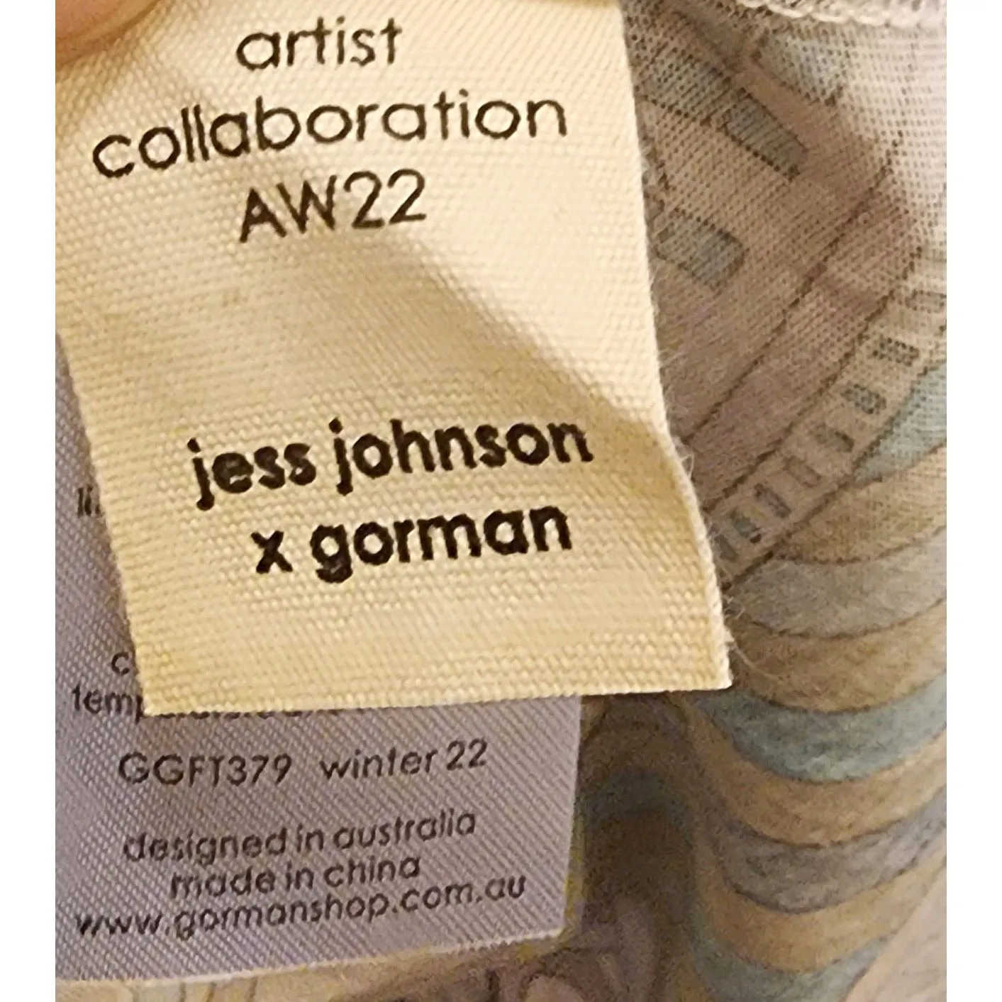 Gorman x Jess Johnson Egyptian-inspired print tee shirt top size 10