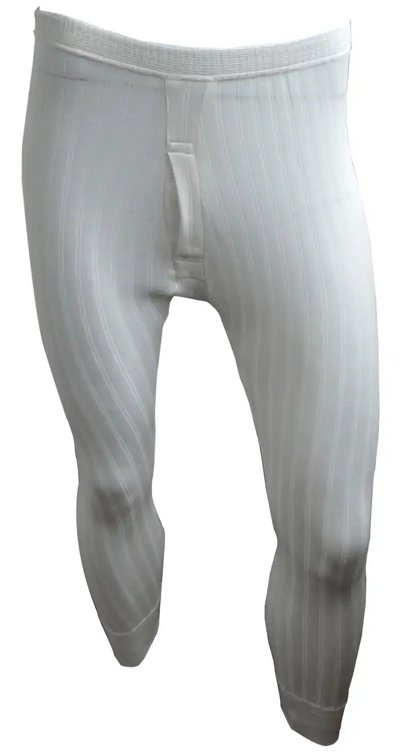 Guardian Mens Brushed Thermal Long Johns White