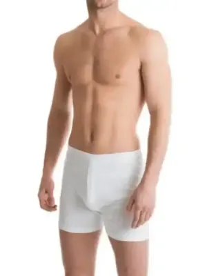 Guardian Men's Thermal Trunks Ribbed Thermal - White