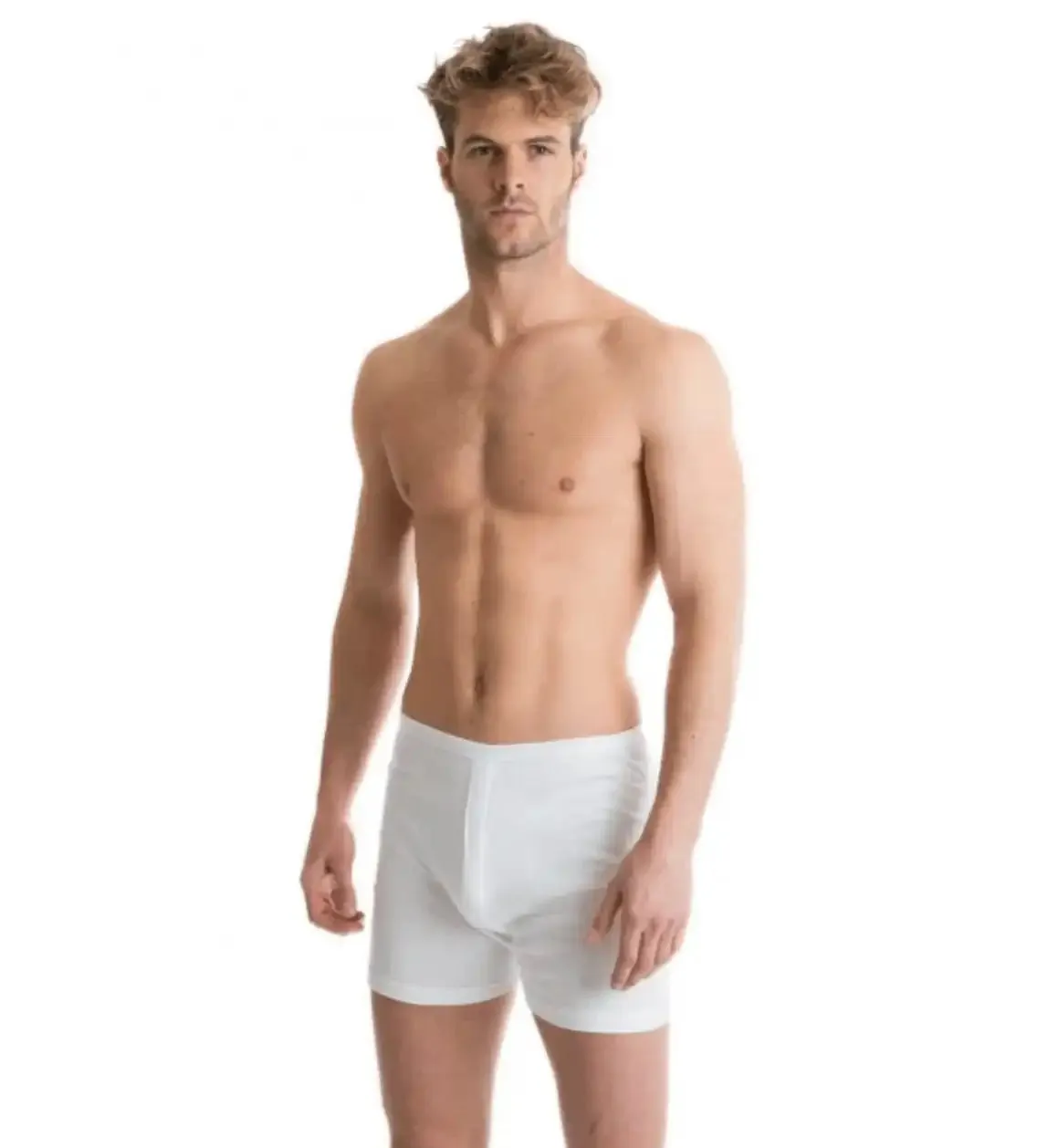 Guardian Men's Thermal Trunks Ribbed Thermal - White