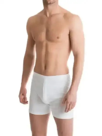 Guardian Men's Thermal Trunks Ribbed Thermal - White