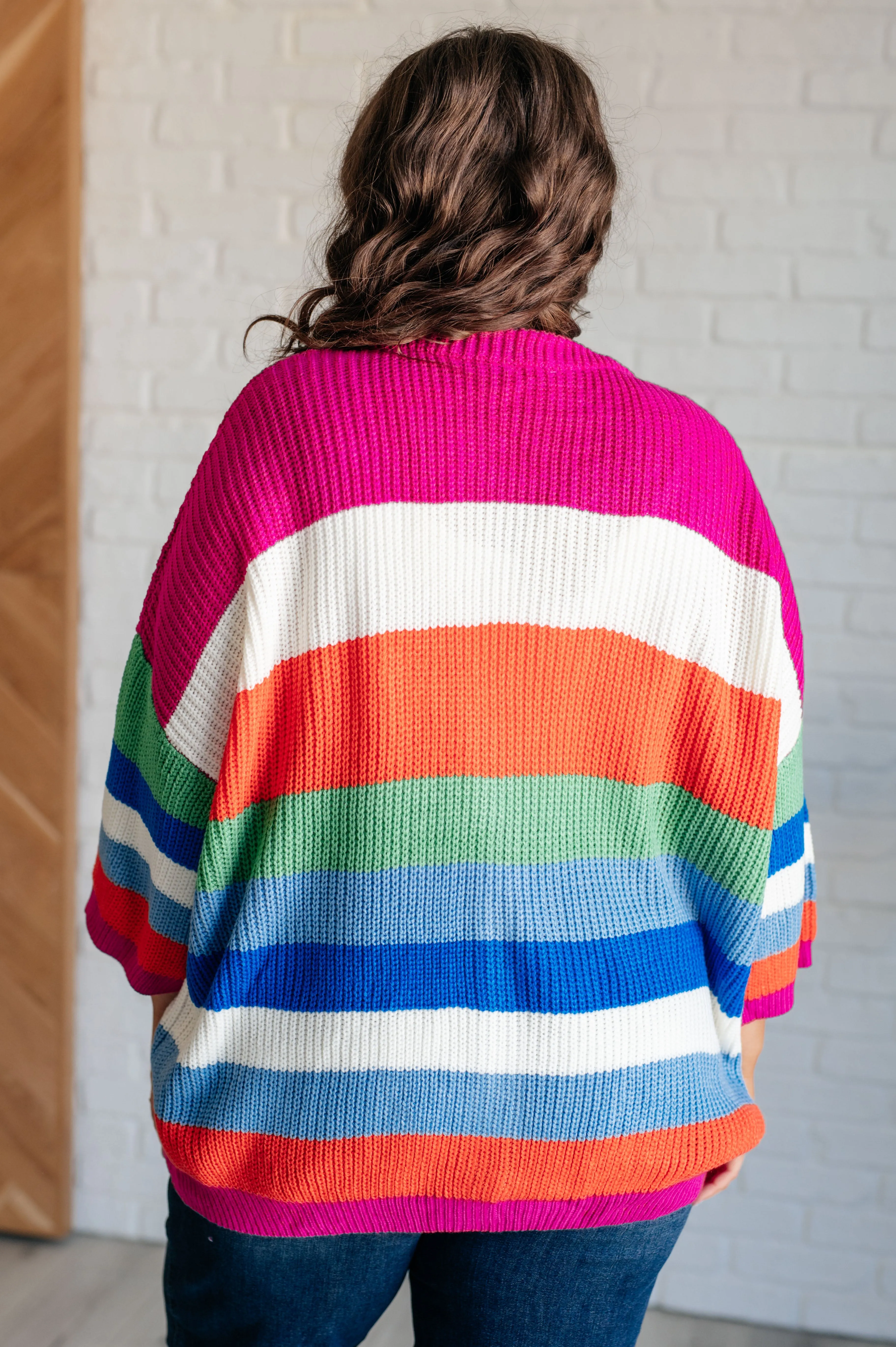 Hazel Blues® |  Bold Flirt Button Down Cardigan