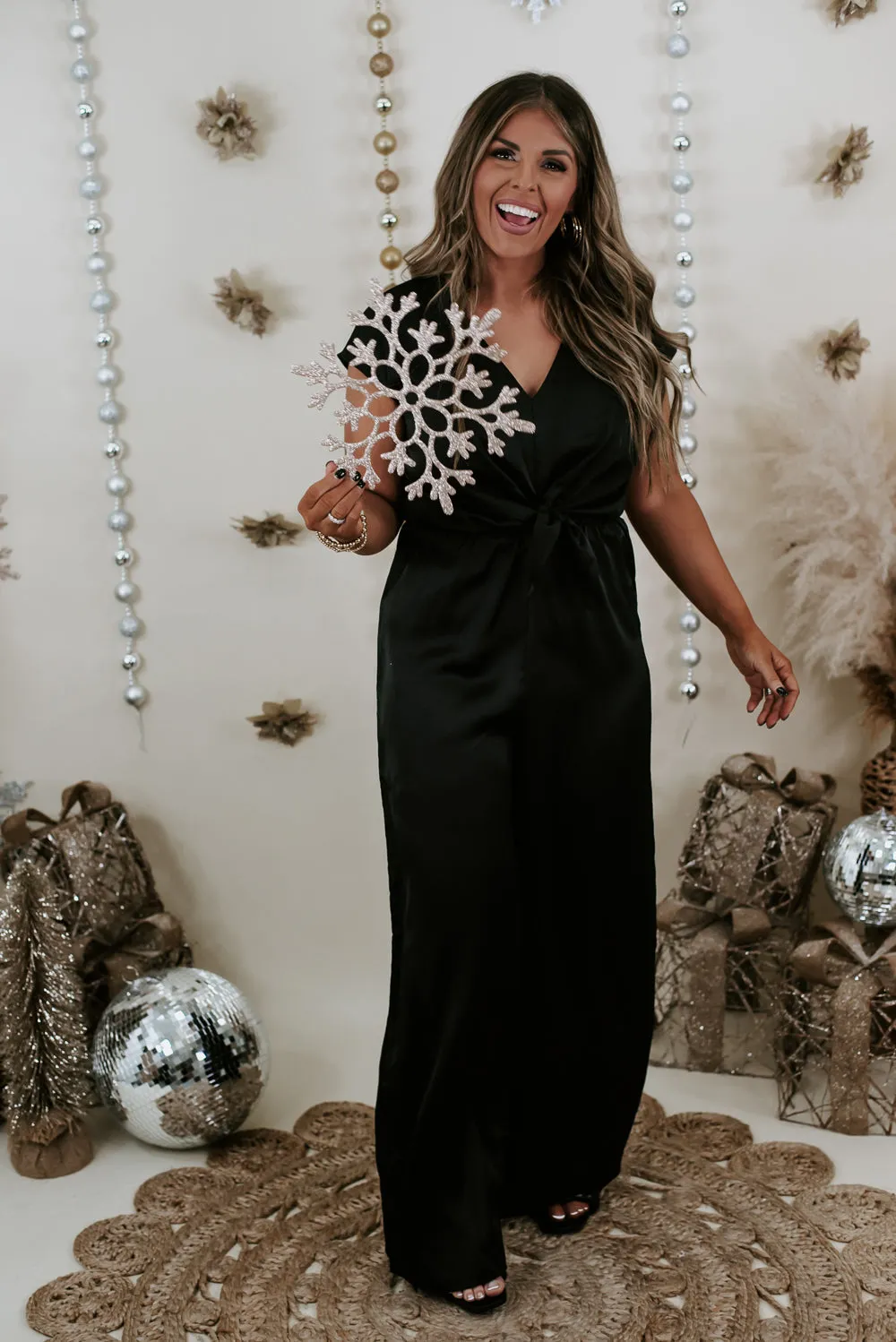 Here For The Party Jumpsuit, Black
