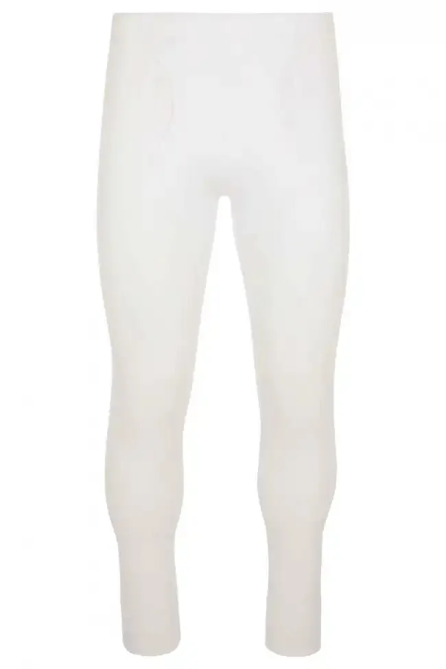 HJ Hall Mens Thermal Long Johns White