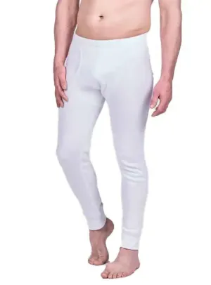 HJ Hall Mens Thermal Long Johns White