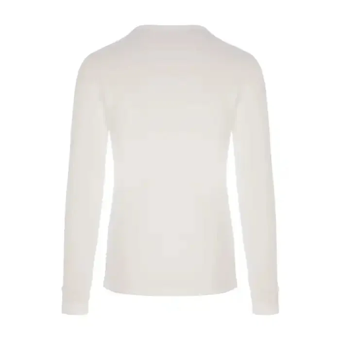 HJ Hall Mens Thermal Long Sleeve Top White