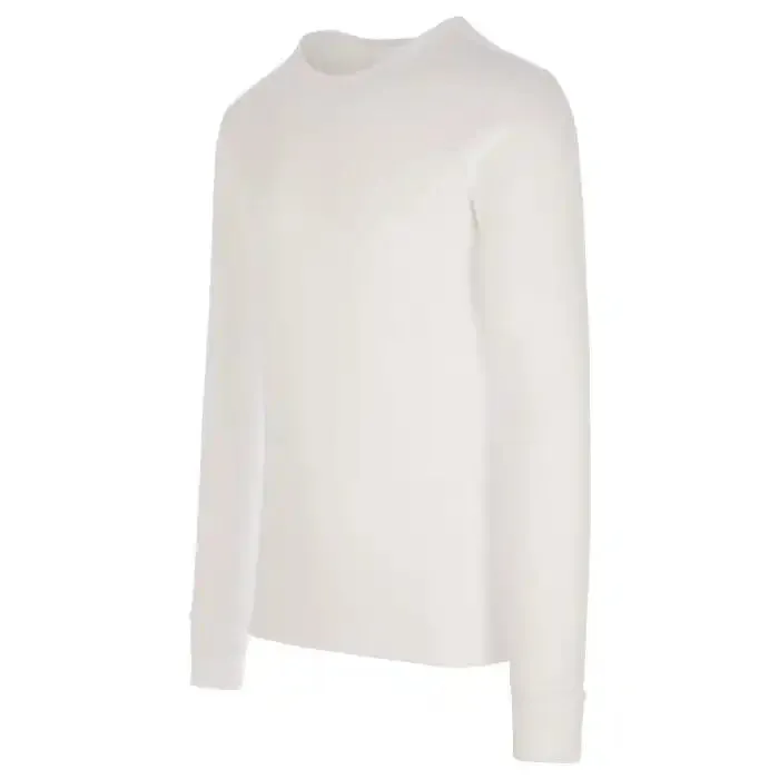 HJ Hall Mens Thermal Long Sleeve Top White