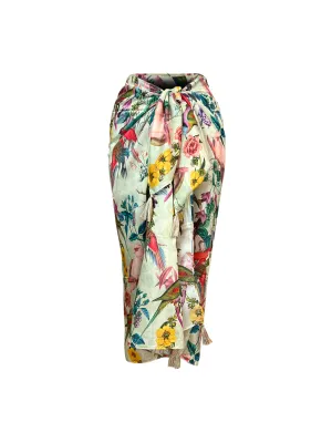Humming Bird 105x150cm Pareo w Tassels - Resort Collection