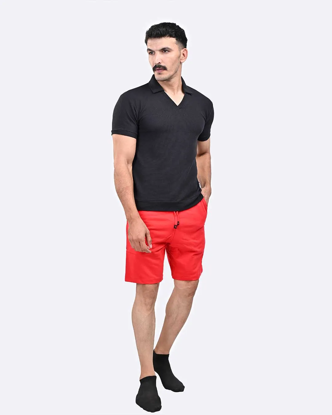 Johnny Collar Ostrich (Black)