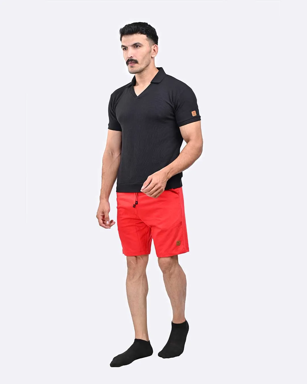 Johnny Collar Ostrich (Black)