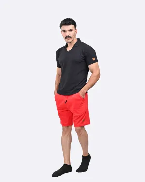 Johnny Collar Ostrich (Black)