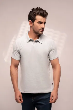 Johnny Collar Ostrich (Ice Blue)