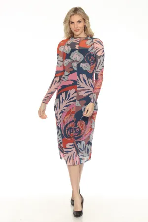 Johnny Was Jade Cole Mesh Midi Dress L33524-9