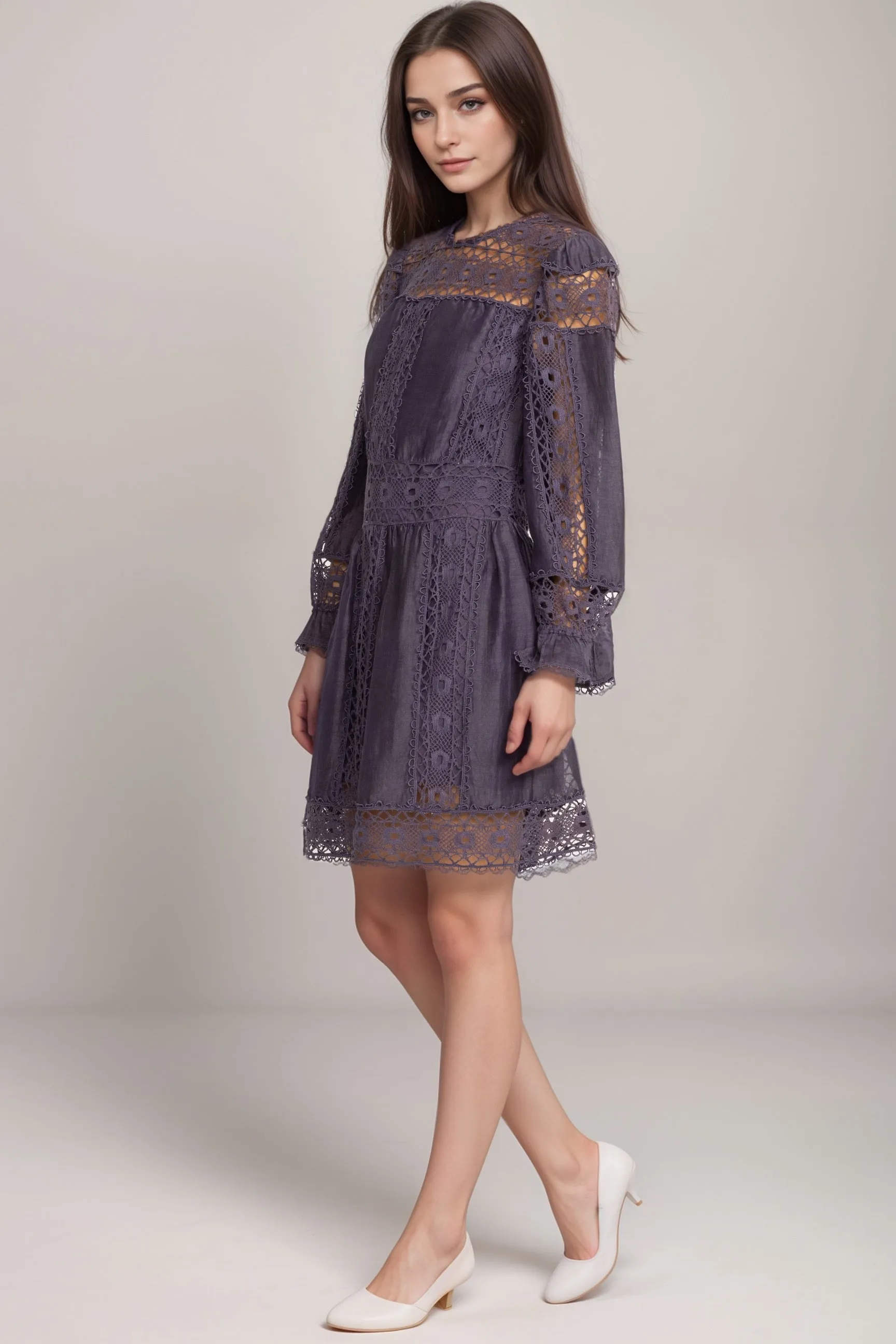 Johnny Was Jade Mitska Lace Mini Dress L30224 *