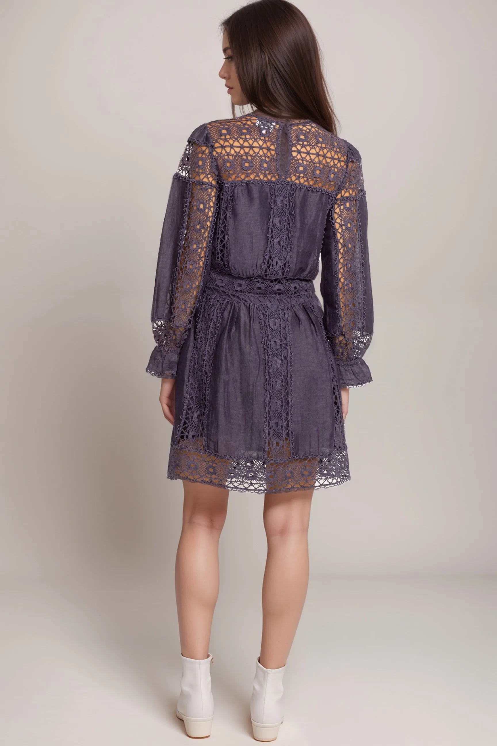 Johnny Was Jade Mitska Lace Mini Dress L30224 *