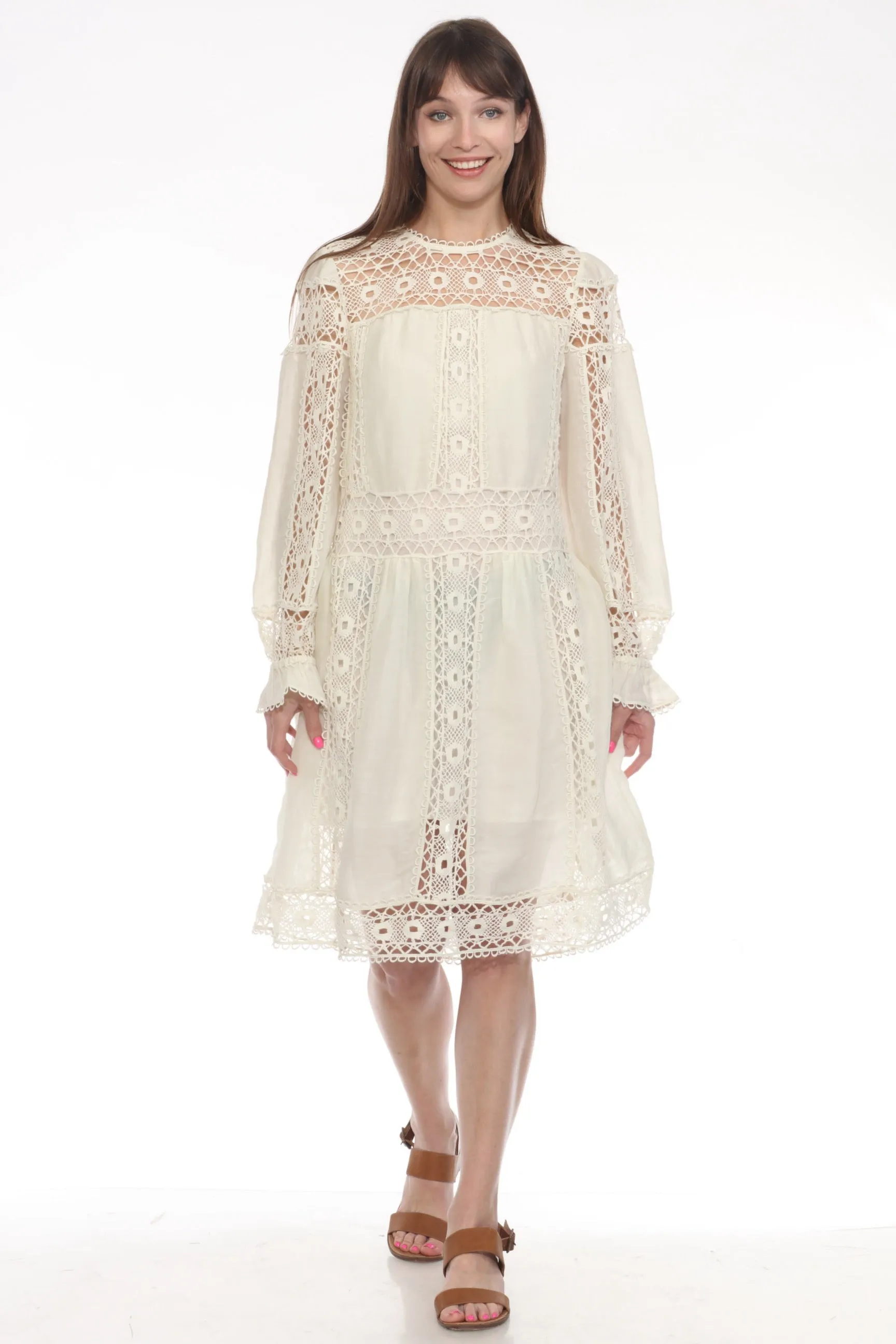 Johnny Was Jade Mitska Lace Mini Dress L30224 *