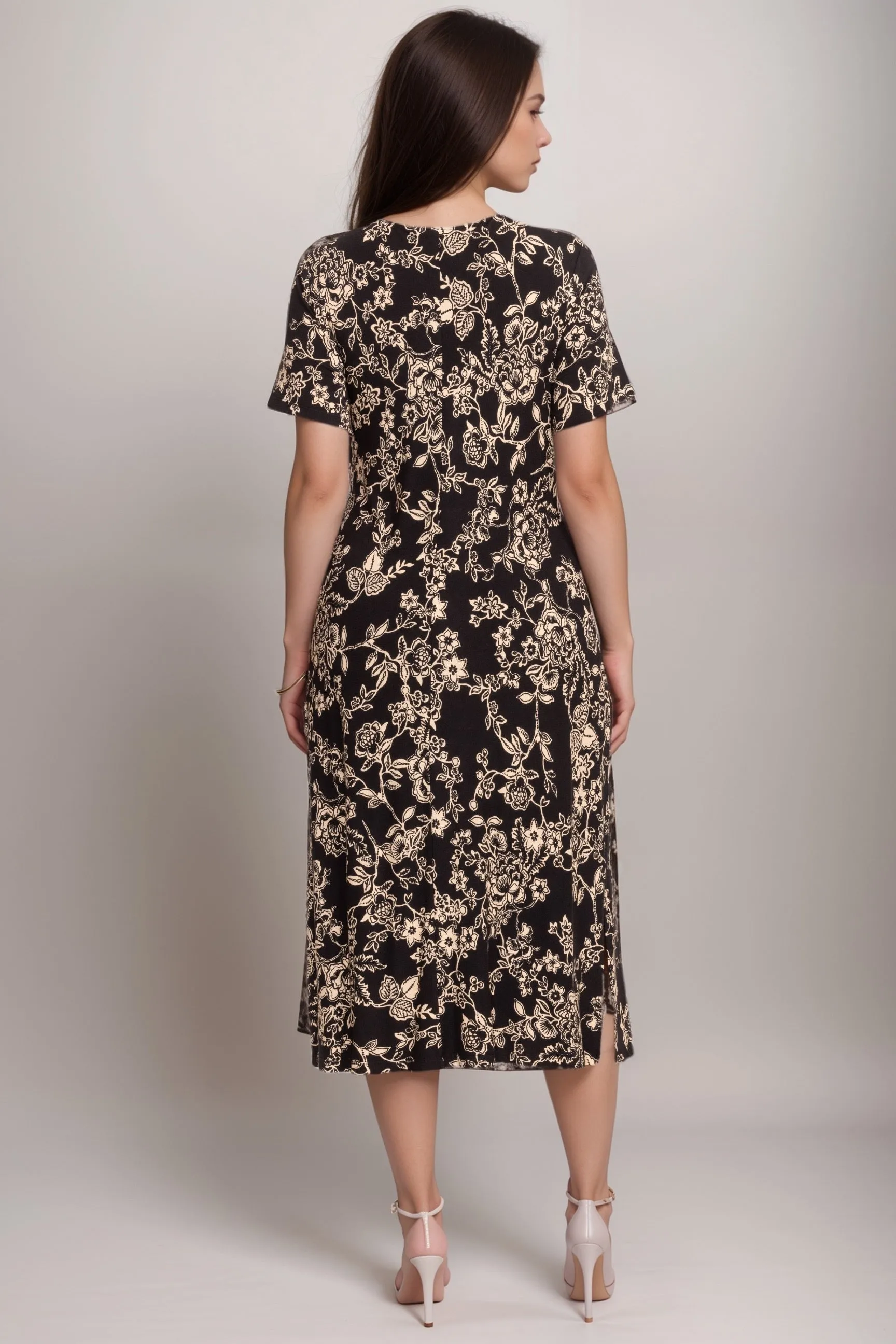 Johnny Was The Janie Favorite Side Tie Knit Dress Plus Size T36424-6X