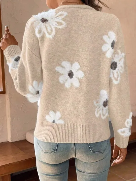 Julia | Floral Pattern Cardigan