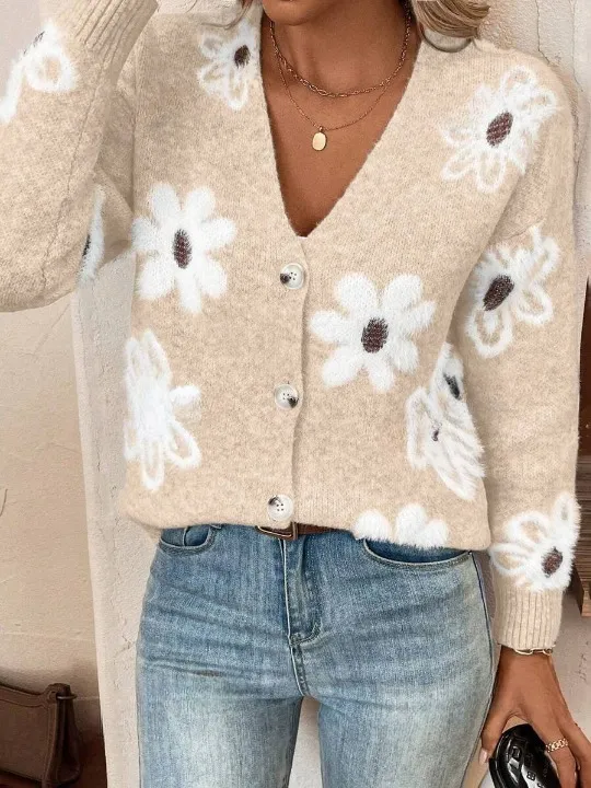 Julia | Floral Pattern Cardigan