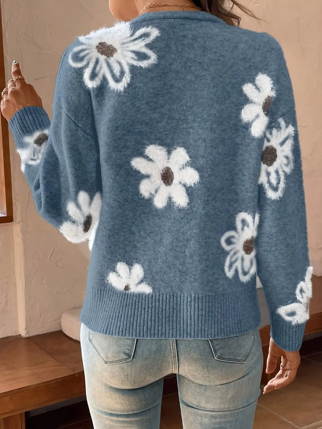 Julia | Floral Pattern Cardigan