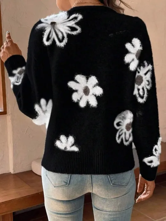 Julia | Floral Pattern Cardigan