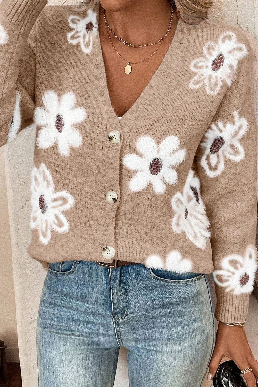 Julia | Floral Pattern Cardigan