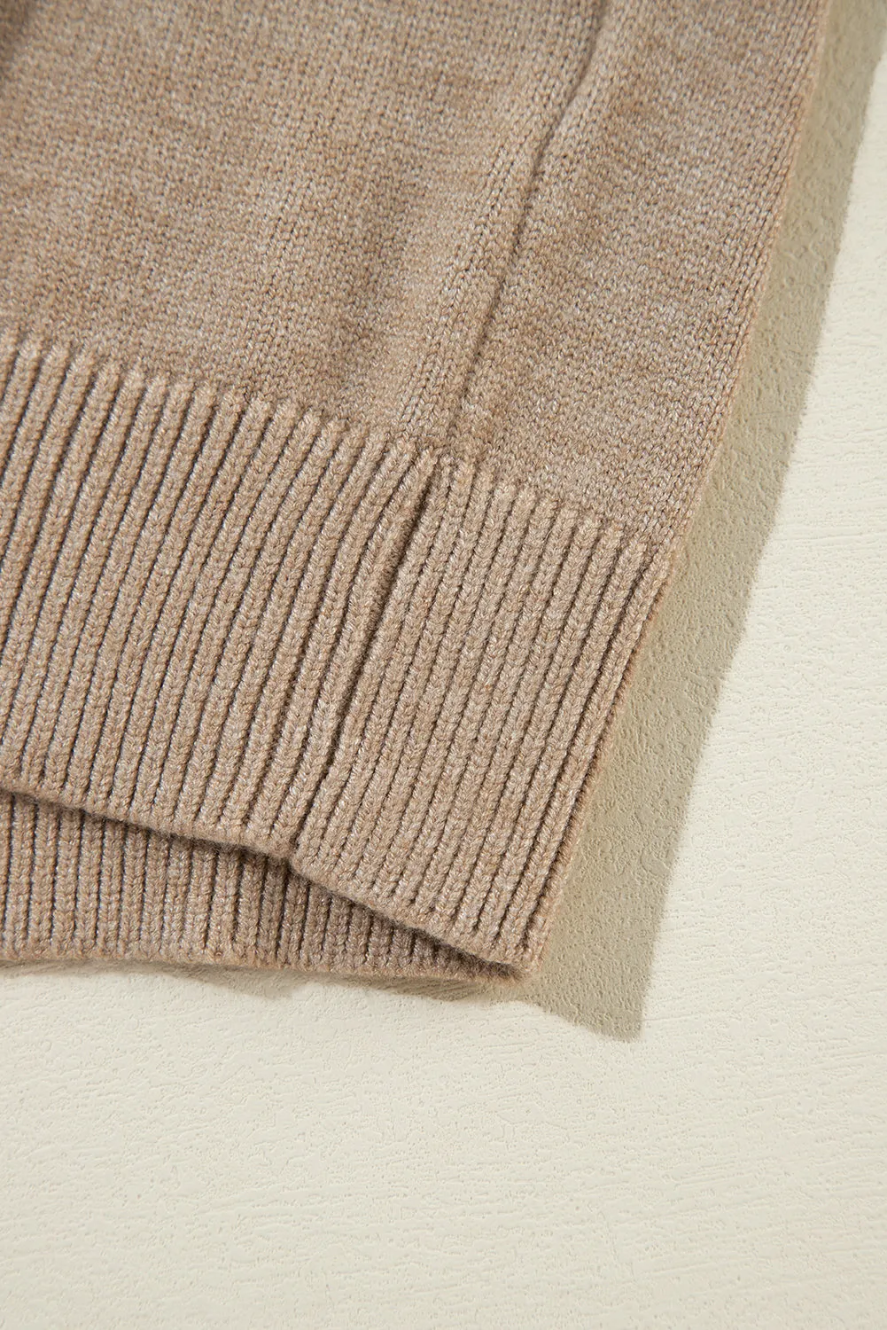 KaleaBoutique Pearled Drop Shoulder Round Neck Sweater