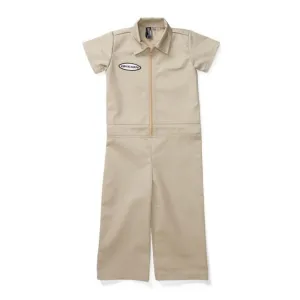 Knuckleheads Boys/ Girls Tan Grease Monkey Coverall