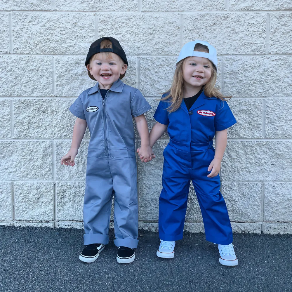 Knuckleheads Grey Grease Monkey Coverall