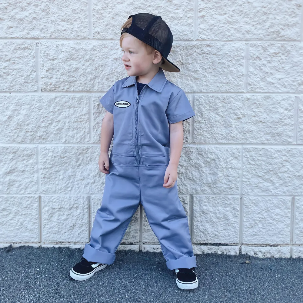 Knuckleheads Grey Grease Monkey Coverall