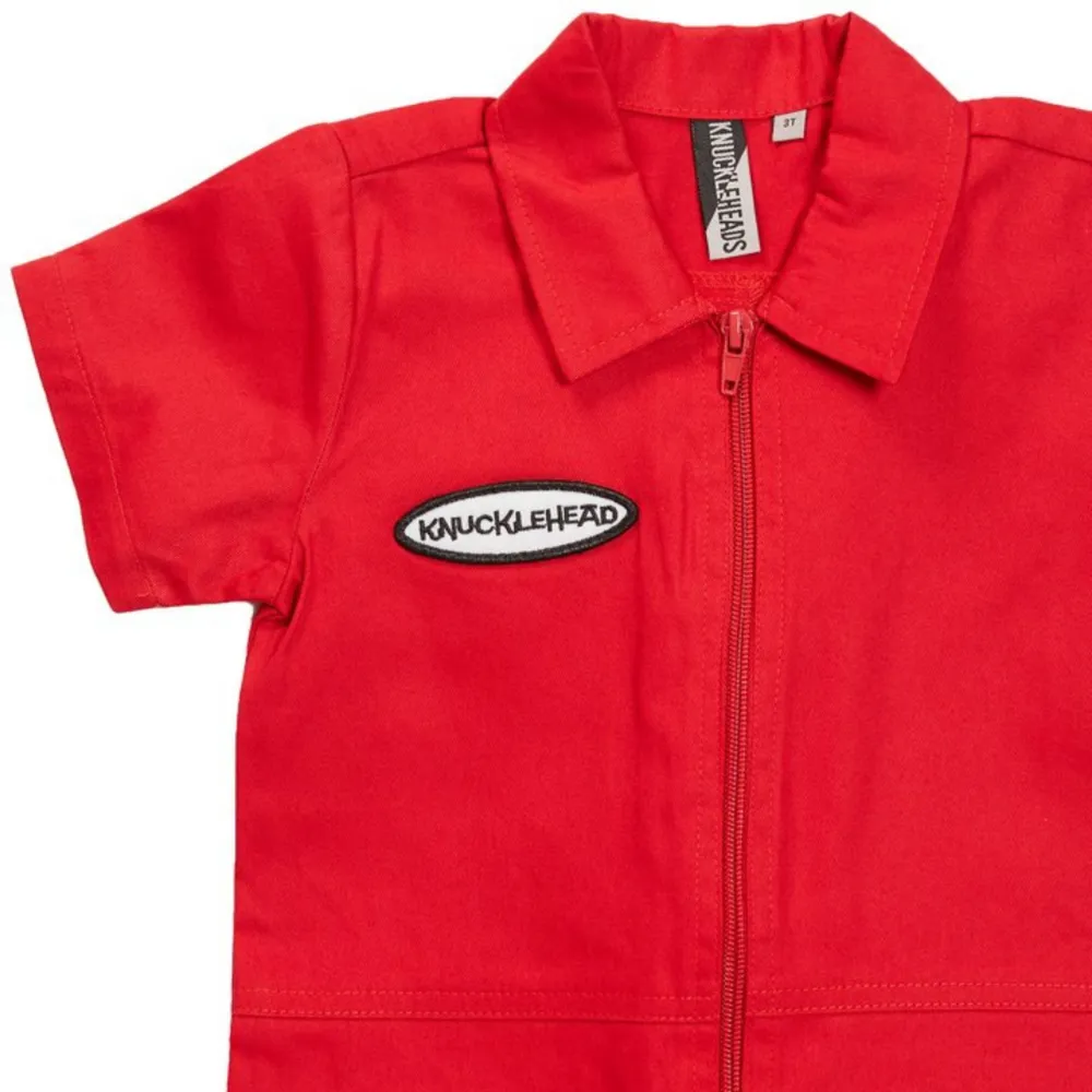 Knuckleheads Red Mechanic Jumpsuit