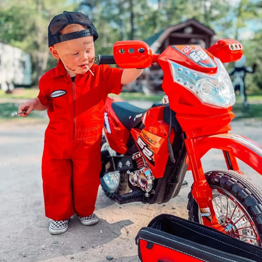 Knuckleheads Red Mechanic Jumpsuit