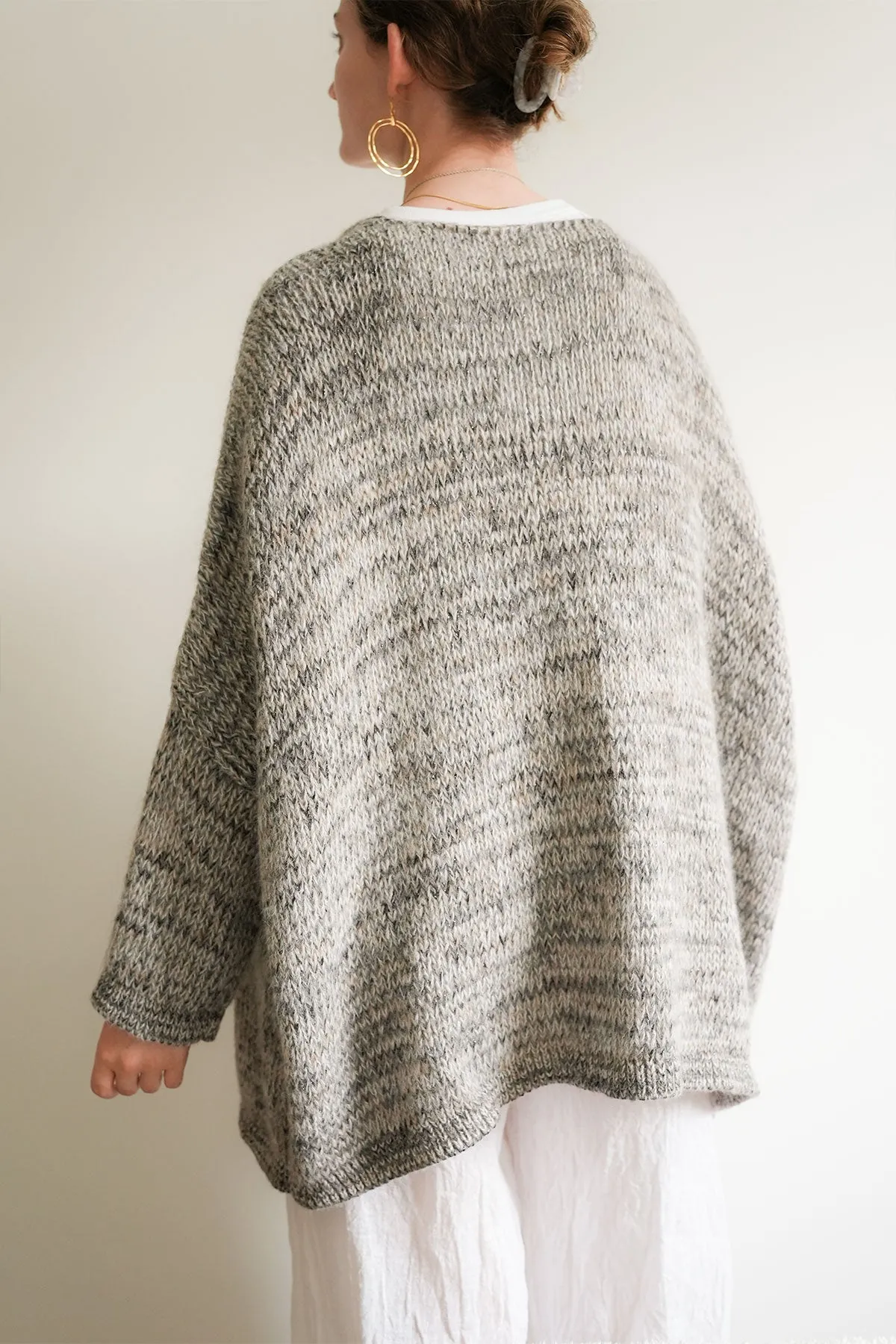 Kyla Cardigan Melange Beige
