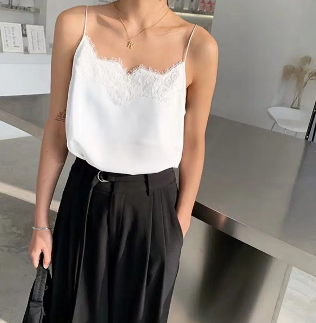 Lace Camisole Top [2 Colours]