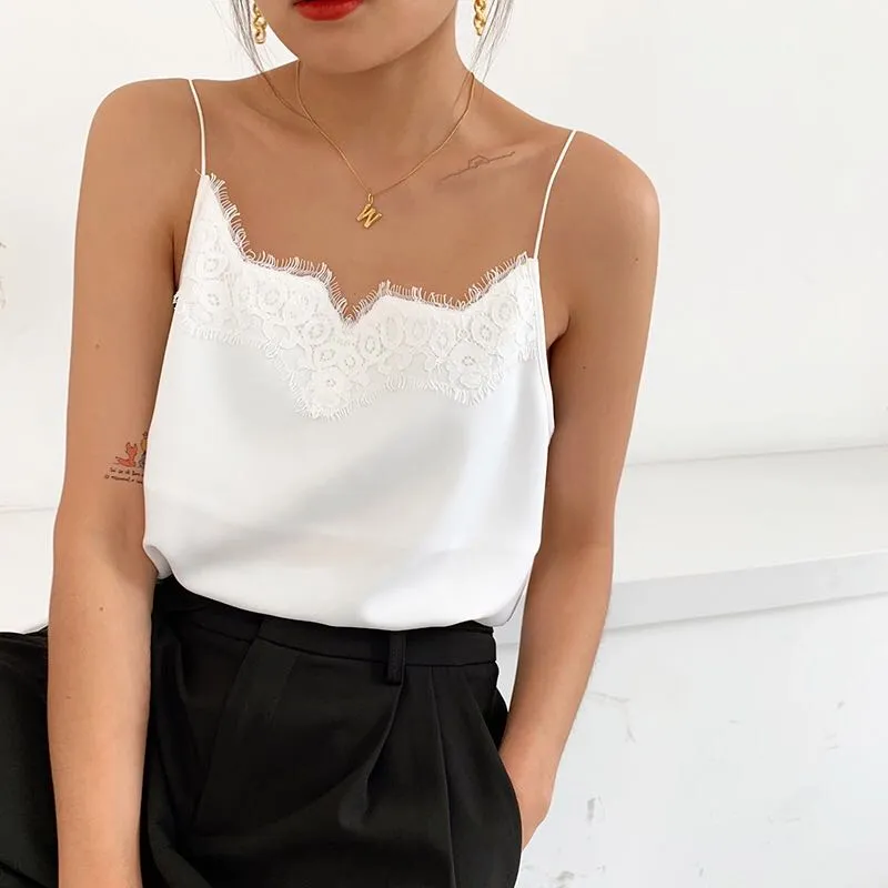 Lace Camisole Top [2 Colours]