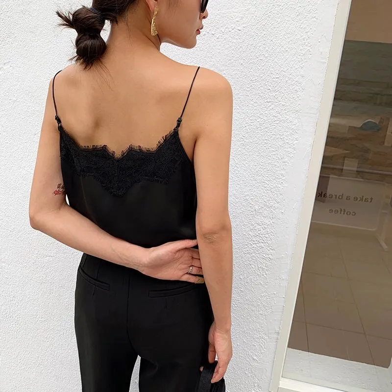 Lace Camisole Top [2 Colours]