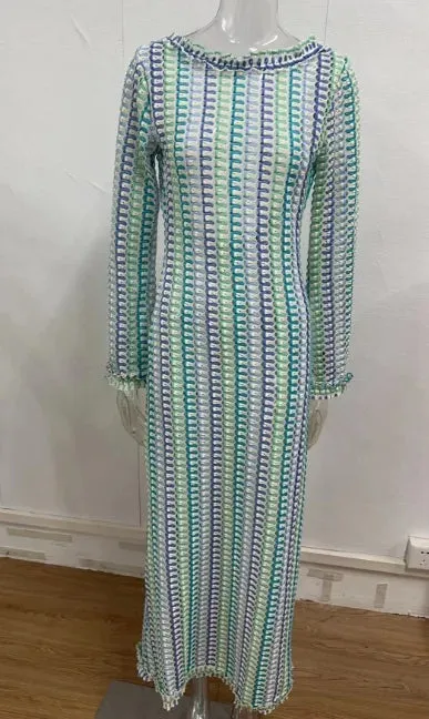 LANMREM Fashion Backless Women's Dress