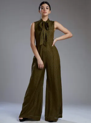 Leaf Green Jumpsuit