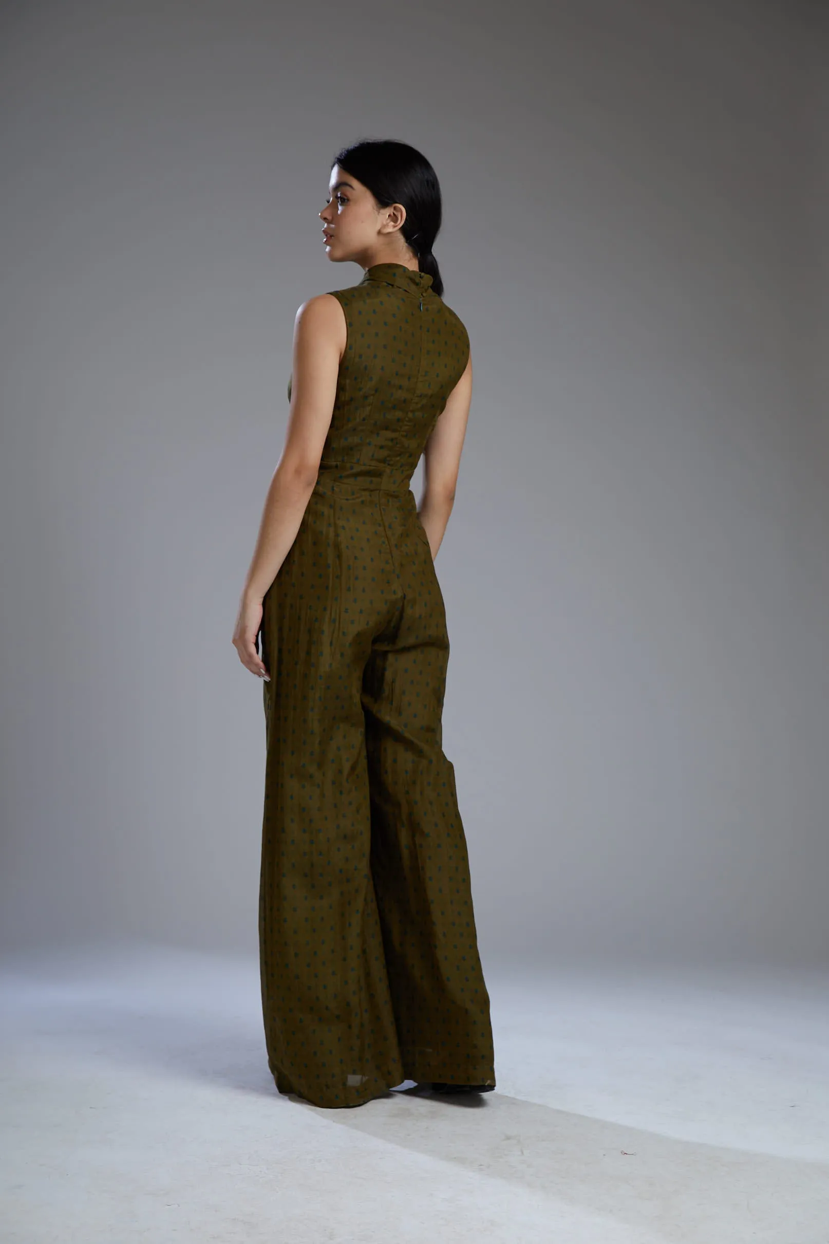Leaf Green Jumpsuit