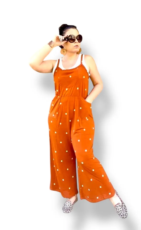 Leola - Brown Cream Dot