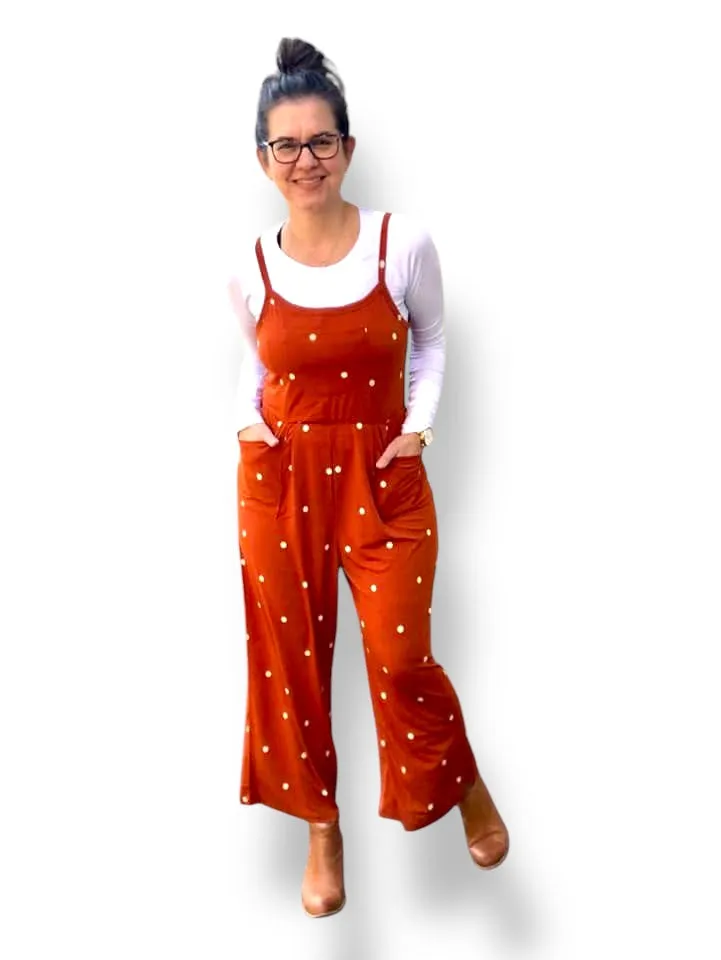 Leola - Brown Cream Dot