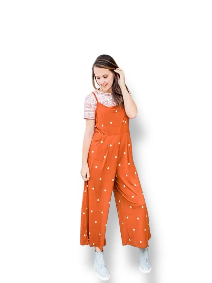 Leola - Brown Cream Dot