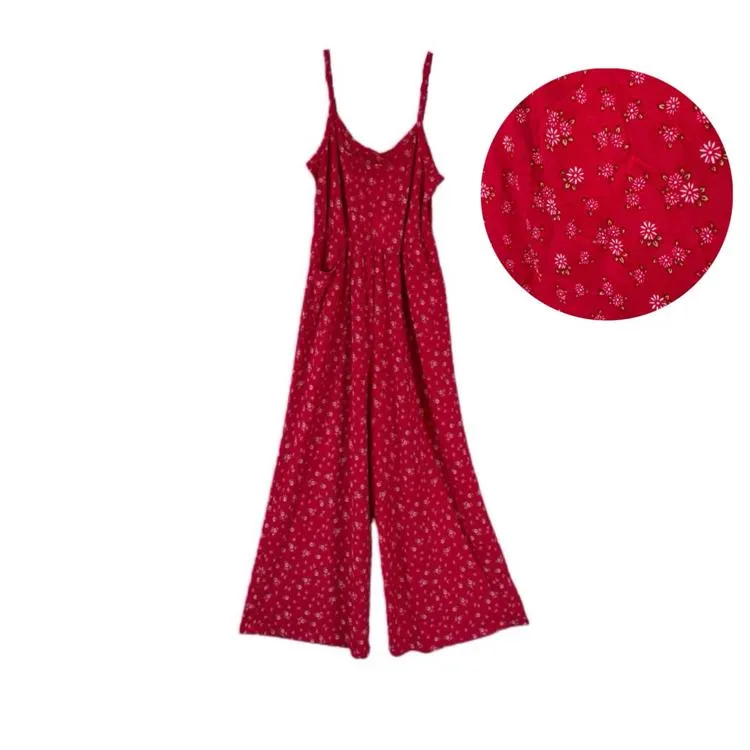 Leola - Red White Ditsy Floral