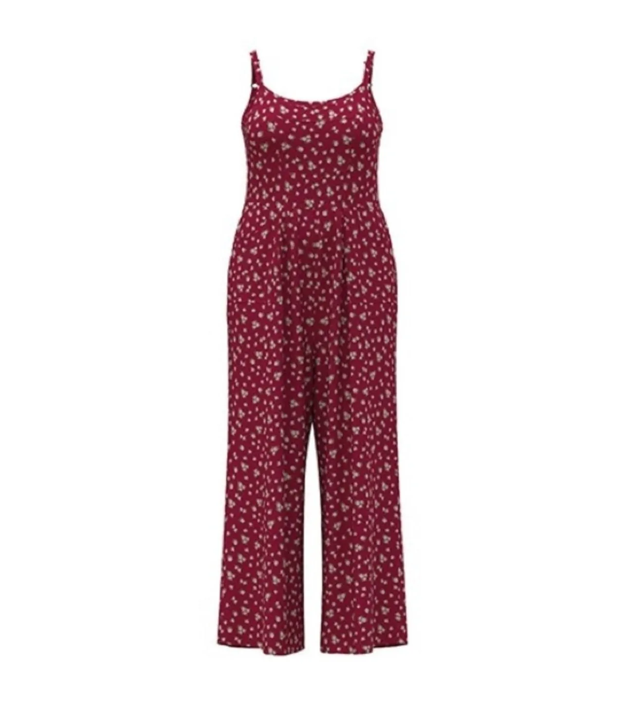Leola - Red White Ditsy Floral