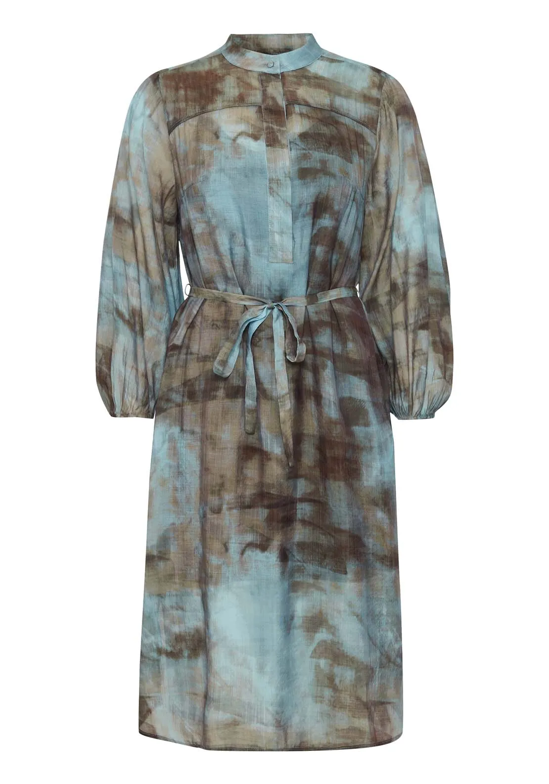 Light Woven Dress - Blue