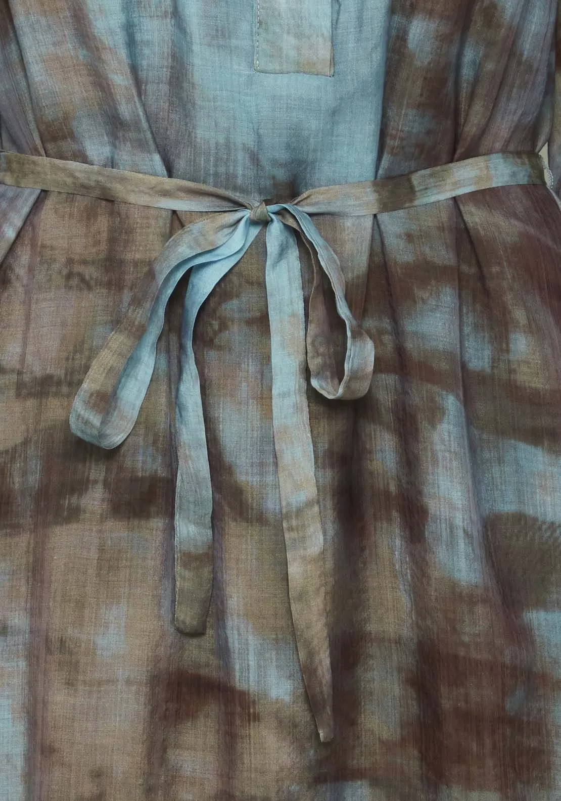Light Woven Dress - Blue