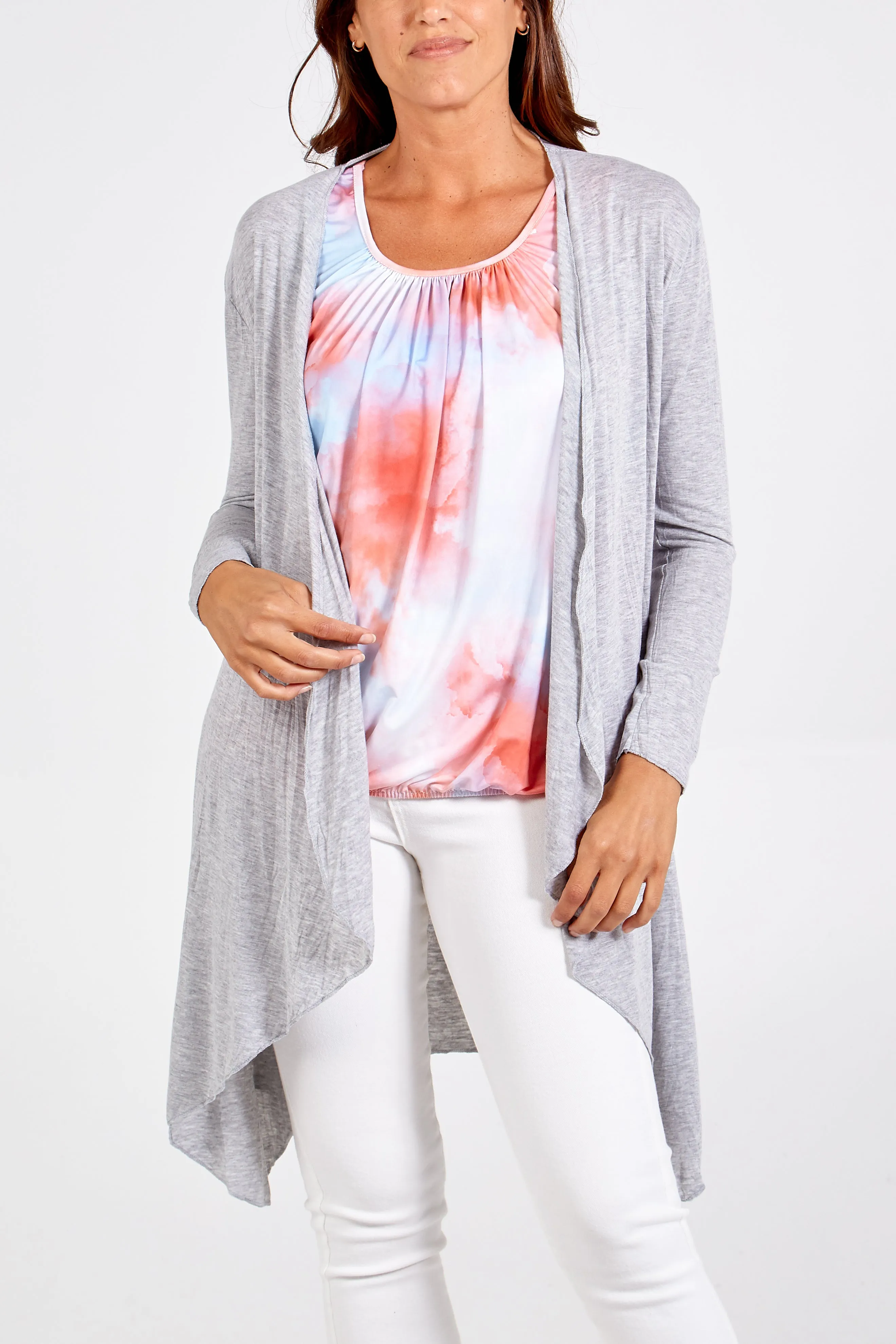 Lightweight Waterfall Cardigan