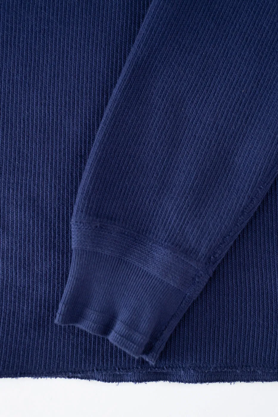 LRC1115 - Classic Royal Rib Knit Crewneck Thermal - French Navy Blue